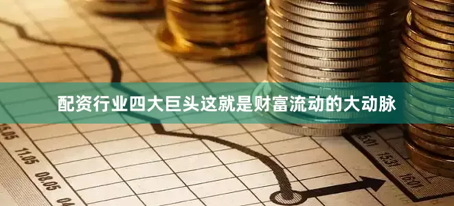 配资行业四大巨头这就是财富流动的大动脉